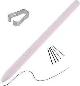 Caneta Touch S-Pen Para Galaxy Tab S6 Lite (Sm-P615 Sm-P620) C/Sensor Pressão + Pontas - Rosa