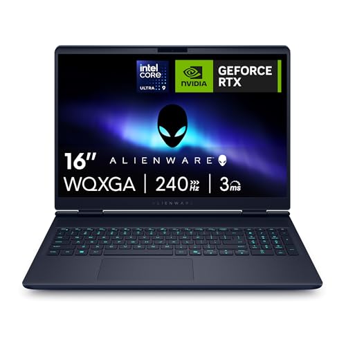 Alienware 16x Aurora Gaming Laptop AC16251 16' WQXGA 240Hz G-Sync Display, Intel Core Ultra 9 275HX Series 2, Nvidia Geforce RTX 5070, 32GB RAM, 1TB SSD, Windows 11 Home, Tastiera RGB AlienFX QWERTY