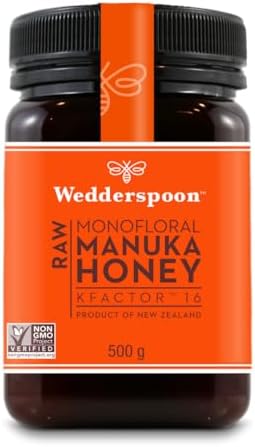 Wedderspoon Manuka Honey KFactor 16, 500 g