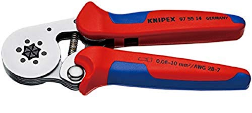 🛒 Crazy Deals KNIPEX Self-Adjusting Crimping Pliers for wire ferrules (180 mm) 97 55 14 SB (Product on self-service card/in a blister)