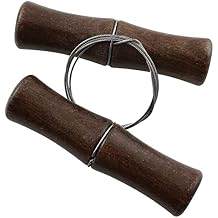 LQ Industrial Clay Cutting Wire Stainless Steel Clay Wire Cutter with Wooden Handle Ceramics Wire Tool L Size