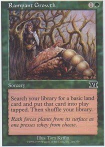 Magic The Gathering - Rampant Growth - Sixth Edition