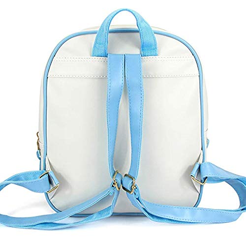 Ita Backpack - Cute Candy Summer Beach Bag with Bowknot & Transparent Windows for DIY Decors Blue3