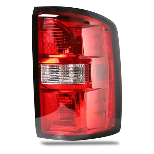 Lathsy Tail Light Compatible With 2014 2015 GMC Sierra 1500 2500HD 3500HD Taillights Taillamps Brakelights with Bulbs Tailight Right Passenger Side Replace Part Number 23424738 Halogen