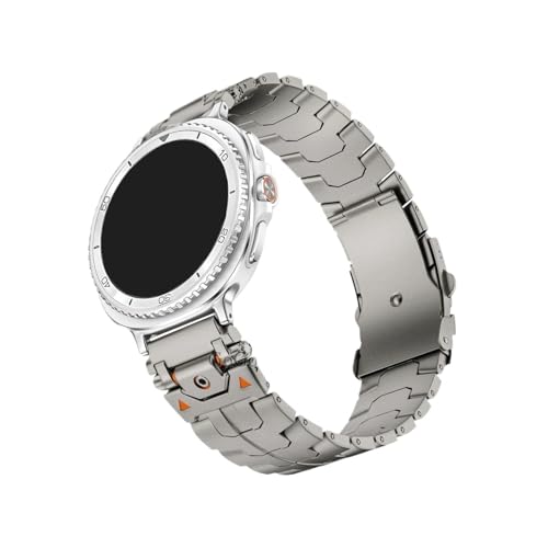 �����X�e�����X�o���h�ɓK������Samsung Galaxy Watch 8 Classic 46mm 40mm 44mm���X�g�o���h(Titanium Style 2,For Galaxy Watch 8 44mm)