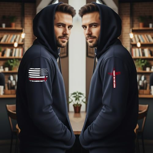 Regamor Custom Christian Hoodies for Men Women Faith Cross Jesus Hoodie Bible Religious Gifts Personalized Christmas John 13:7 Black Medium by Regamor - Used condition - Image 2