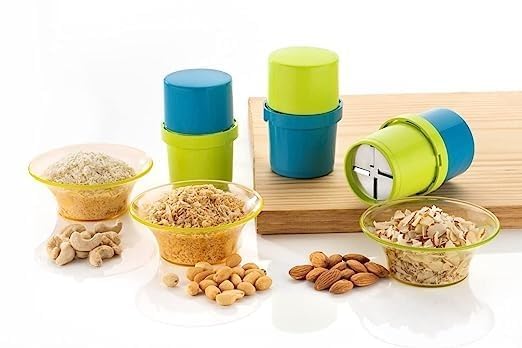 Image of BigPlayer 3-in-1 Kitchen Aid Cutter & Slicer | Dry Fruit Cutter, Chocolate Shaver, Butter Slicer & Paper Mill Grinder | Multipurpose Manual Slicer for Cooking & Meal Prep (Multicolor)