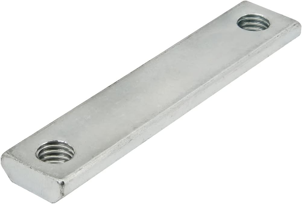 40-3088, 40 Series M8 x 1.25 Double Anchor Slide in T-Nut Long Steel (1500 Pack)