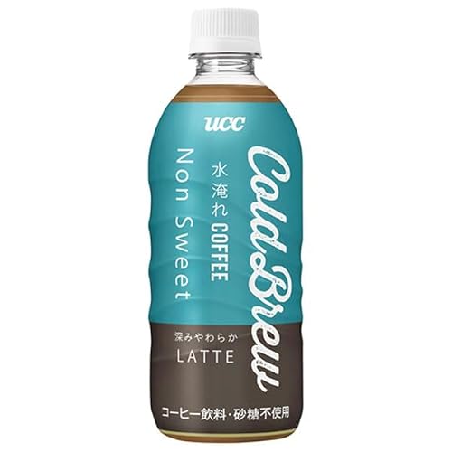UCC COLD BREW NonSweetLATTE(R[hu[ mXC[ge) 500mlybg{g×24{