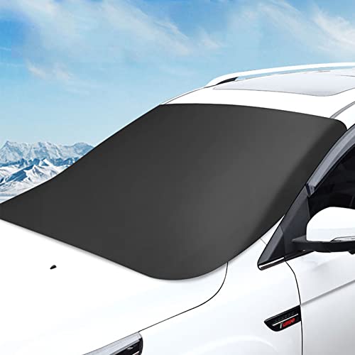 ZYFFHG, Coche Delantero Antihielo con Imán Protector de Parabrisas Coche Hielo Cubierta del Parabrisas para Todas las Estaciones para la Mayoría de los Camione de Coche 170118cm Cover