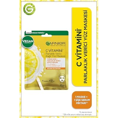 Garnier Vitamin C Super Hydrating Sheet Mask، 6 Count