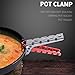 Karlak Aluminum Pot Clamp Pan Handler Pot Lifter Cooking Gper Camping Cookware Dish Holder