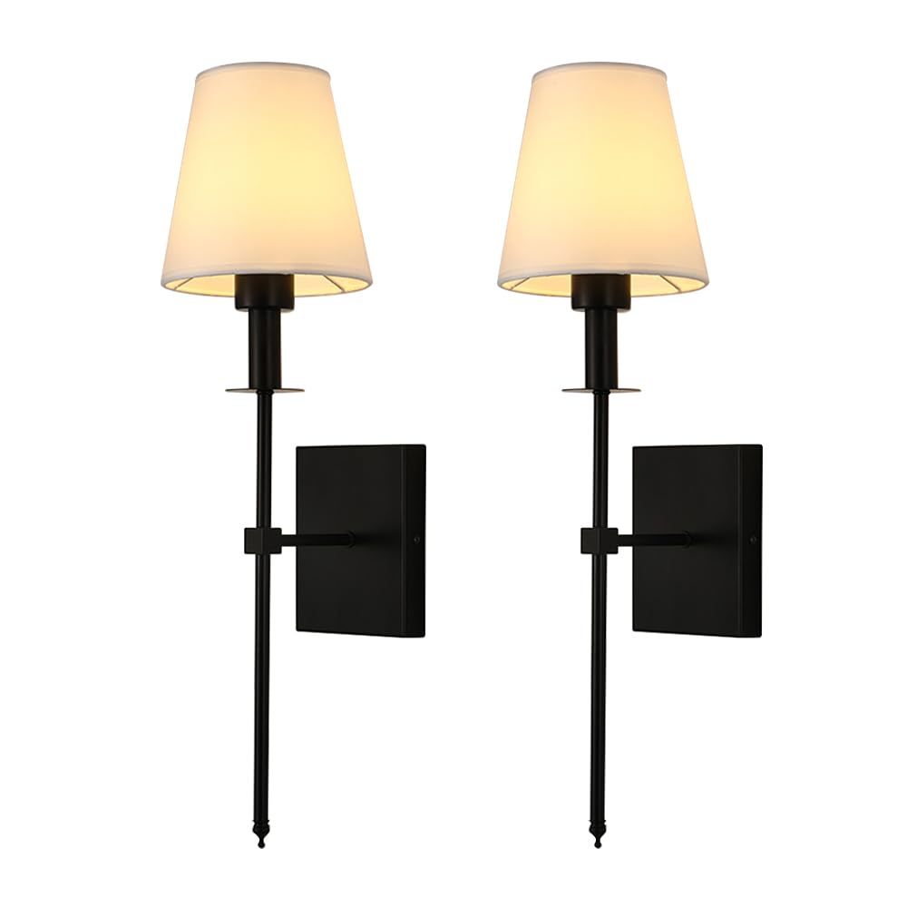 JYBNBBE Modern Wall Sconce Lights for Indoor E27 Walled Bedside Lamps Sconces Wall Lamps for Bedrooms, Wall Lamp for Study Office Reading Lamp Hotel Wall Lamp, Dark