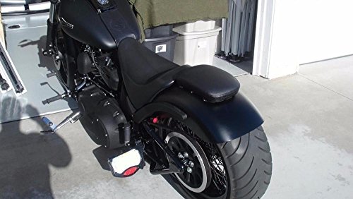 E-Bro Pillion Pad with 6 Suction Cups Seat for Harley Sportster Softail XL 883 1200
