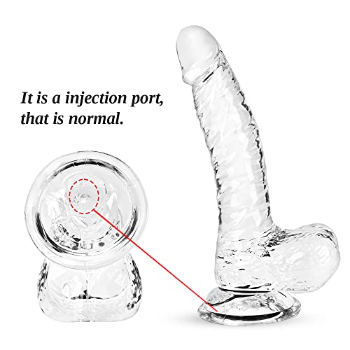 Saugnapf-Dildo für freihändigen Genuss: Realistisches Design mit 21cm Länge, gebogenem Schaft und Kugeln für G-Punkt- und Analstimulation – Bild 7