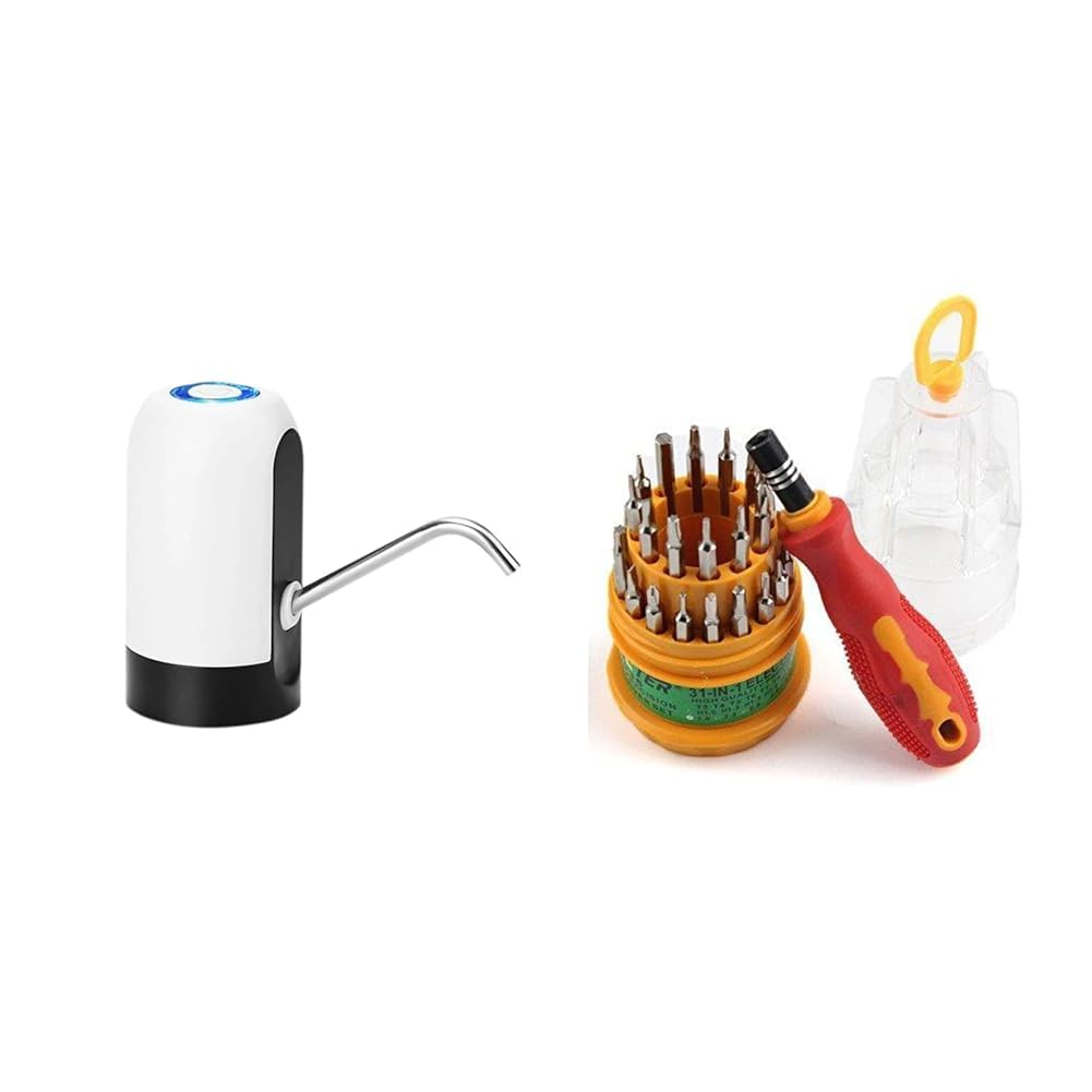 Sulfar USB Charging Automatic Stainless-Steel Plastic Drinking Portable Electric Switch Water Dispen (B0CBSGTDQ4) Amazon Price History, Amazon Price Tracker