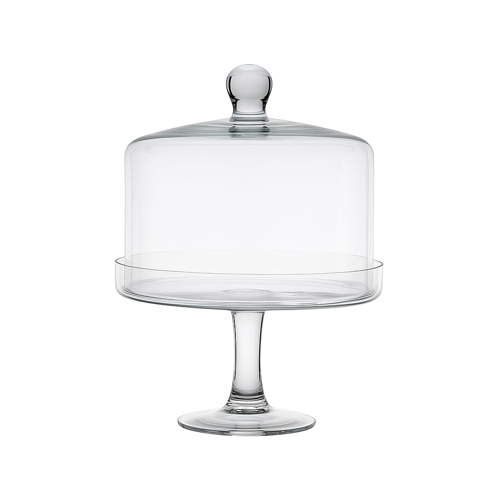 Plat en verre avec cloche artisanale idée cadeau mariage et crémaillère