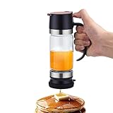 Oungg 12 Oz Glass Honey Dispenser Pot with Silicone Base No Drip Honey Container Jar