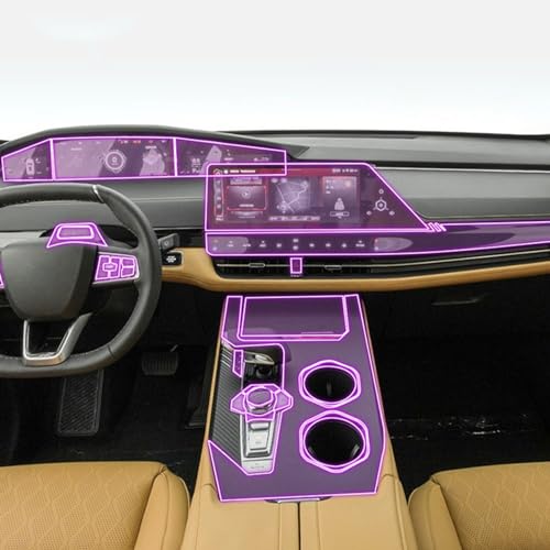 Film transparent PPF pour Changan UNI-K 2021-2023 protection écran de navigation LCD voiture