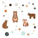 🎈 ZUM SELBERMACHEN: Abziehen, aufkleben, fertig! Zusammen mit Kindern kannst du ein individuelles Kunstwerk an der Wand erschaffen.