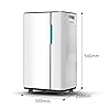 NOALED-Deshumidificador-Hogar-Dormitorio-Silencio-Secado-automatico-de-Ropa-Deshumidificador-con-Pantalla-tactil-LED-Wit-Talla-nica