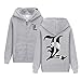 westtrend Hommes et Femmes Veste à Capuche Death Note Sweatshirt Manteau Décontracté Mode Veste à Manches Longues Haut Anime Ryuk Cosplay Costume