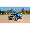 Razor Dirt Quad Electric 4-Wheeler Ride-On للأطفال من سن 8+، أقصى وزن 120 رطلاً، محرك بقوة 350 وات، حتى 8 أميال في الساعة، وقت تشغيل 40 دقيقة بسرعة عالية، دواسة وقود ملتوية، عجلات فولاذية مع 12 إطارًا هوائيًا