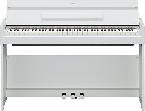 Yamaha Arius YDPS52 Traditional Console Style Digital Piano, White