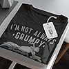 Getting Shirty I'm Not Always Grumpy Sometimes I'm Riding My Motorbike T-Shirt (Black, Large) #4