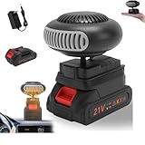 【Conception sûre et sans fil】Chauffage sans fil offre une puissance allant jusqu'à 170 W. Profitez d'une chaleur continue en voiture ou à l'extérieur, sans avoir à chercher de prise de courant. Chauffage de bureau, ce chauffage de voiture portable vous permet de l'utiliser en toute confiance et sécurité, quel que soit l'environnement.