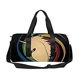 INTERESTPRINT Unicorn Background Weekend Bag Travel Duffel Bag