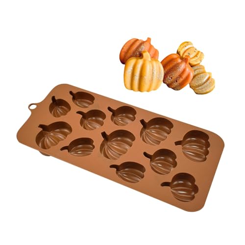 Moldes De Silicona De Otoño-Formas De Calabaza De Silicona, Molde De Chocolate De Halloween Murciélago, Moldes Para Hornear Pasteles | Moldes De Silicona De Calabaza De Halloween Para Dulces
