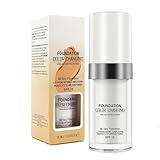 la Mejor Base para Pieles Maduras que Cambia de Color, Base de Maquillaje Natural Beige 30ml, Maquillaje Base Impermeable y...