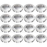 Wocloer 12 Pcs Stainless Steel Electrical Box Knockout Plugs - Fits 1
