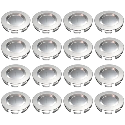 Wocloer 12 Pcs Stainless Steel Electrical Box Knockout Plugs - Fits 1" Conduit & Multi-Sizes, Easy Install Removable Seals forClosure Unused Electric Box Outlets - Dust & Waterproof