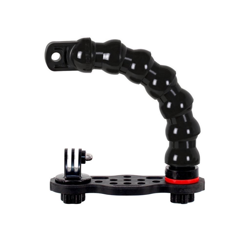 Soporte sumergible Go-Tray con adaptador para cámara de acción GoPro®, brazo flexible con terminal YS, artículo Flex-Arm Go-Tr.02