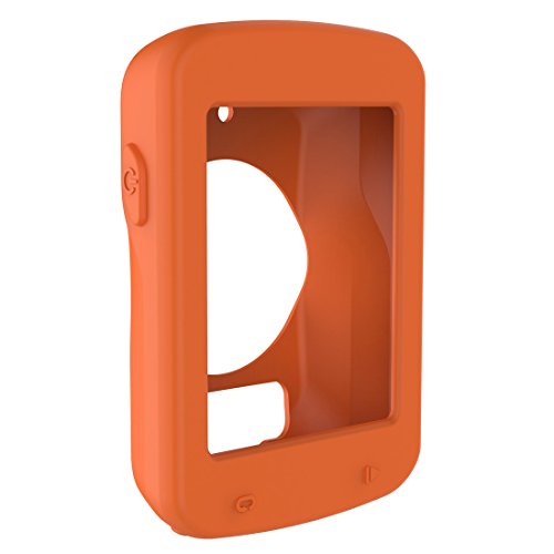 Fiimi Garmin Edge 820 - Carcasa protectora de silicona Fiimi para Garmin Edge 820 (silicona naranja)