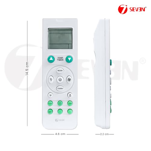 Image of 7SEVEN Compatible Air Conditioner remotes with Original Voltas AC Remote Control Suitable for 1 1.5 2 ton Split or Window ac - Match Exactly with Old Model 102A Remote for Better Performance