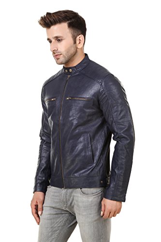 Image of Stylish Boys /Men /Gents Slim Fit Faux Leather Winter Jacket.