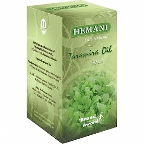 Hemani Taramira Oil 30ml Zayt Bizur Ir?k? S?t?f? - 100% Pure & Natural Eruca Sativa Seed Oil for Skin, Hair & Wellness, Nourish & Moisturize, Soften & Hydrate