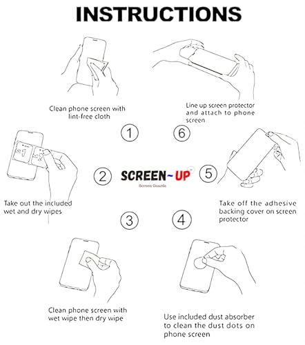 Image of ScreenUp Tempered Glass For Motorola Moto G84 - Ultra Clear, 9H Scratch Resistant, Full Coverage, Easy Install Screen Protector