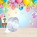 Qintreesify White Creative Nano Tape Bubbles, DIY Multiple Play Methods Intellectual Development Kneading Toys, Double Sided Nano Tape Elastic Bubble DIY Craft Kit, Party Balloons,Decorations