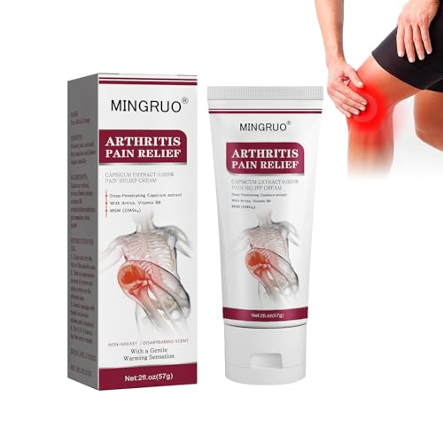 MINGRUO Crema Calmante para las Articulaciones, Pomada para Aliviar el Dolor, Crema para el cuidado de las articulaciones para Espalda Cuello Manos y Rodillas