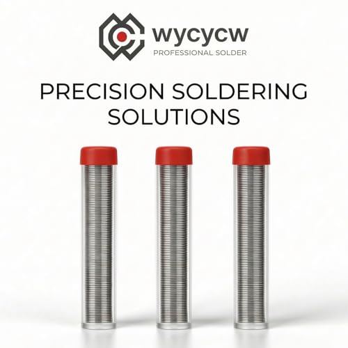 Image of 3Pcs Solder Wire 63 /37,High Purity Tin Rosin Core Solder for Electronic Electrical Soldering Components Repair,Low Residue (0.8mm36g)
