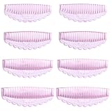 Ouligay 8 Stück Lash Lifting Pads Selbstklebende Wimpernlifting Pads 4 Größen Silikon Korean Lash Lifting Rosa Wiederverwendbar Lash Lift Pads Im Muschelstil Für Salon Und Zuhause