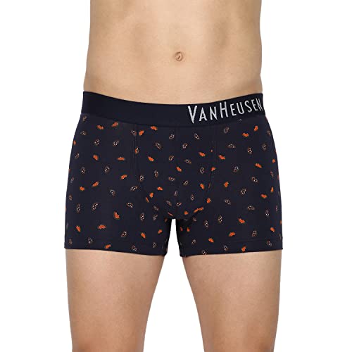 Image of Van Heusen Men's Cotton Trunks - Pack of 2 |contoured pouch for support | Antibacterial Briefs | Sweat Absorbant | Moistue Wicking | Breathable Everyday Underwear | Long Lasting Color| Solid Colors | Style 10041