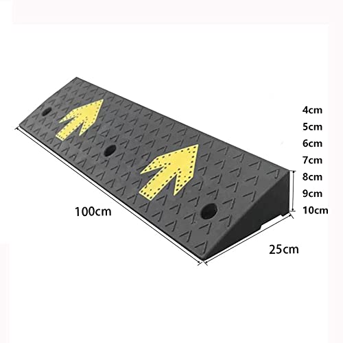 Rampa de goma resistente FREAZE para bordillos 100x25x5cm miniatura 6