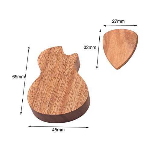 Calager Étui réutilisable pour médiators de guitare – Surface lisse – Mini support de médiator en bois – Pour usage… - Les Beatles, Paul McCartney, John Lennon, RIngo Starr, George Harrison Calager Étui réutilisable pour médiators de guitare - Surface lisse - Mini support de médiator en bois - Pour usage… – Image 3