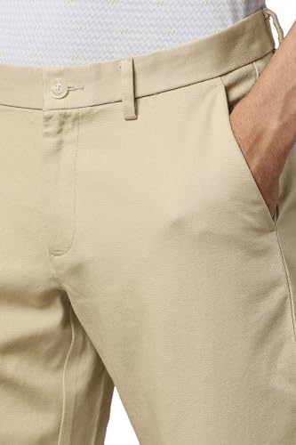 Image of Allen Solly Men Mid Rise Regular Fit Casual Pants