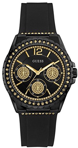 Guess Orologio Cronografo Quarzo Donna con Cinturino in Silicone W0846L1